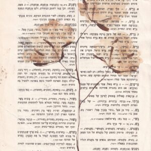 כותנה על דף מילון ישן